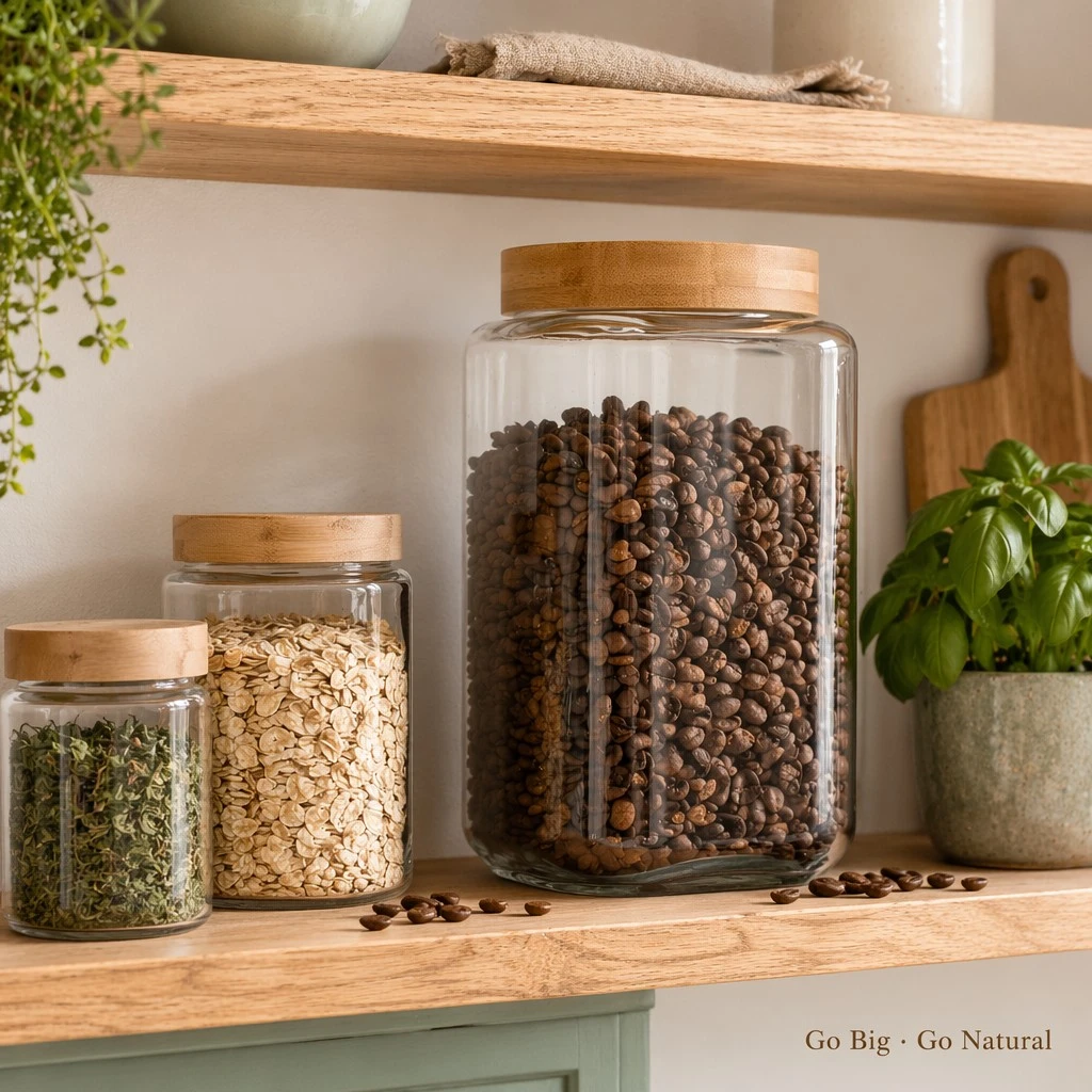 Glass Kitchen Storage Jar with Lid Factory Glass Kitchen Storage Jar with Lid Factory